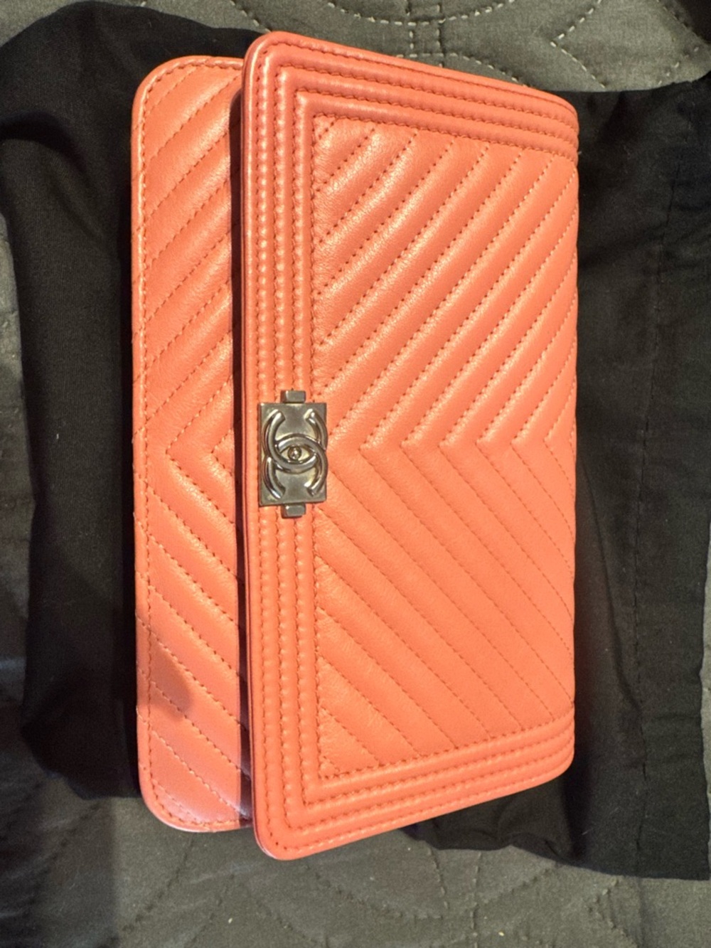 Chanel Chevron Boy WOC